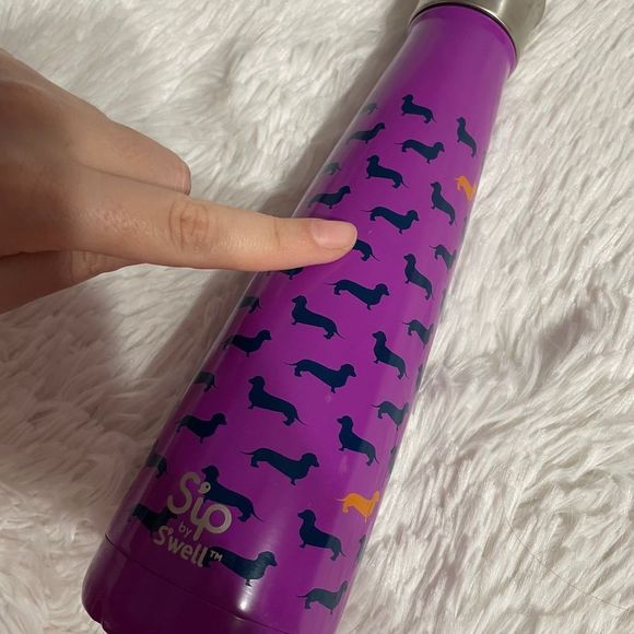 S'ip by S'well Dachshund 15oz Insulated Stainless Steel Water Bottle - Picture 9 of 10
